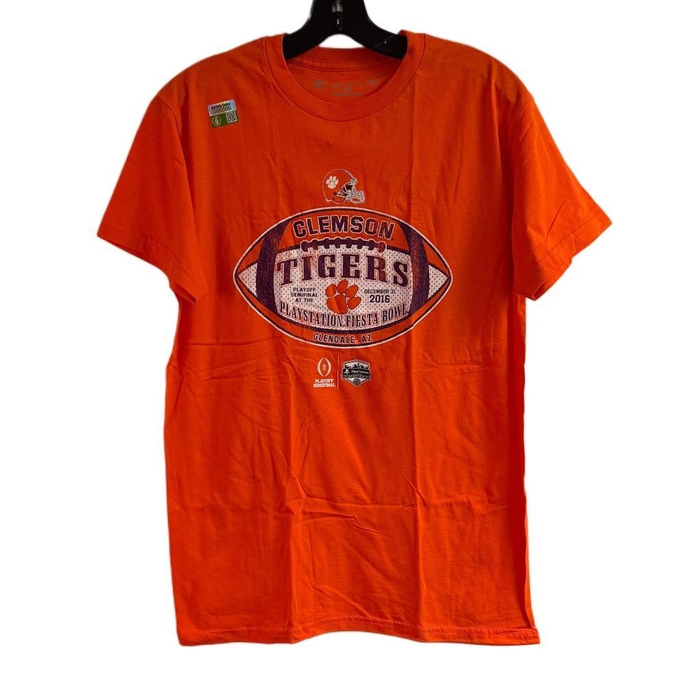 New Clemson Tigers PlayStation Fiesta Bowl Playoff Semifinals T-Shirt Size M
